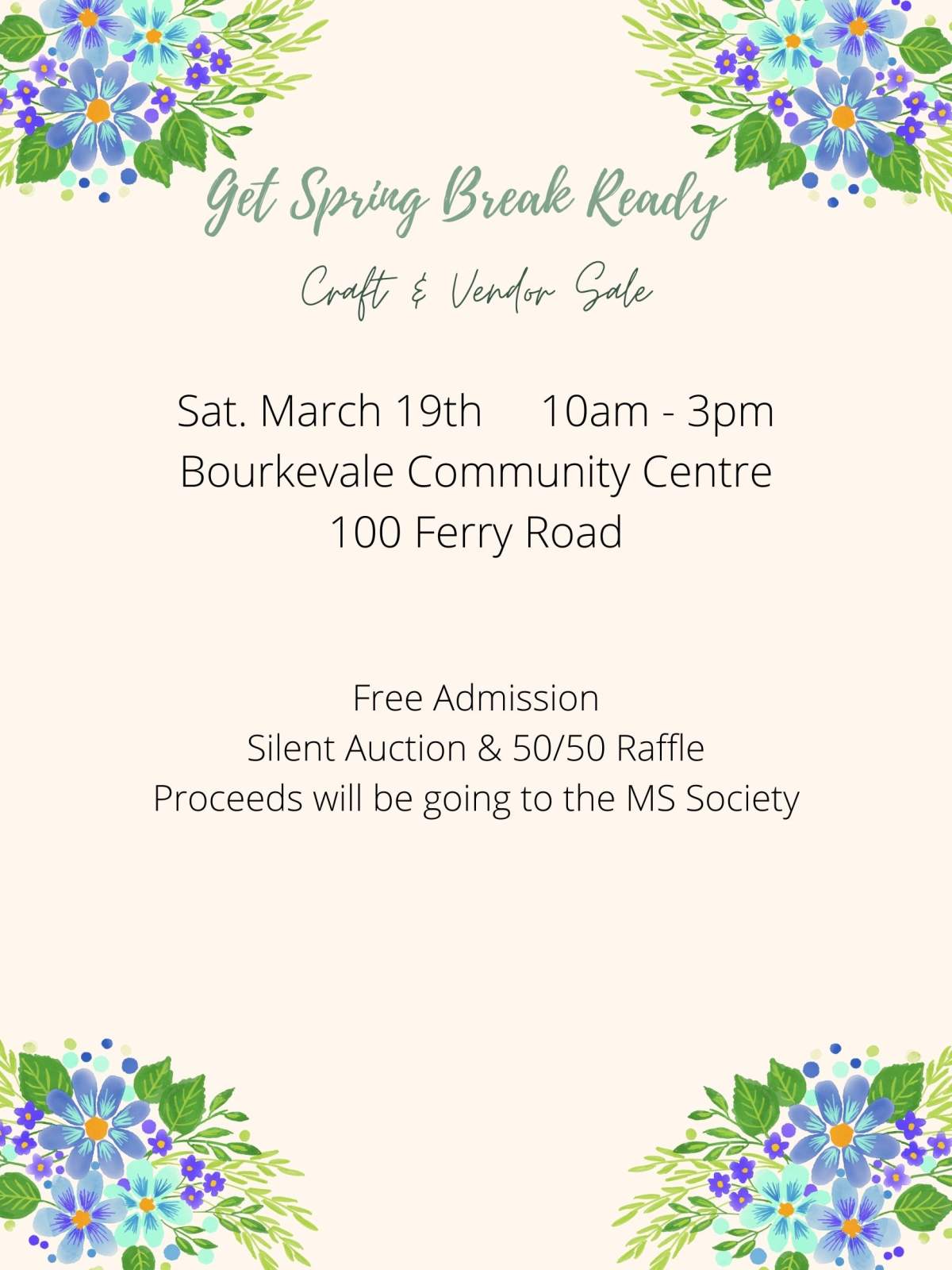 Get Spring Break Ready Craft & Vendor Sale - image