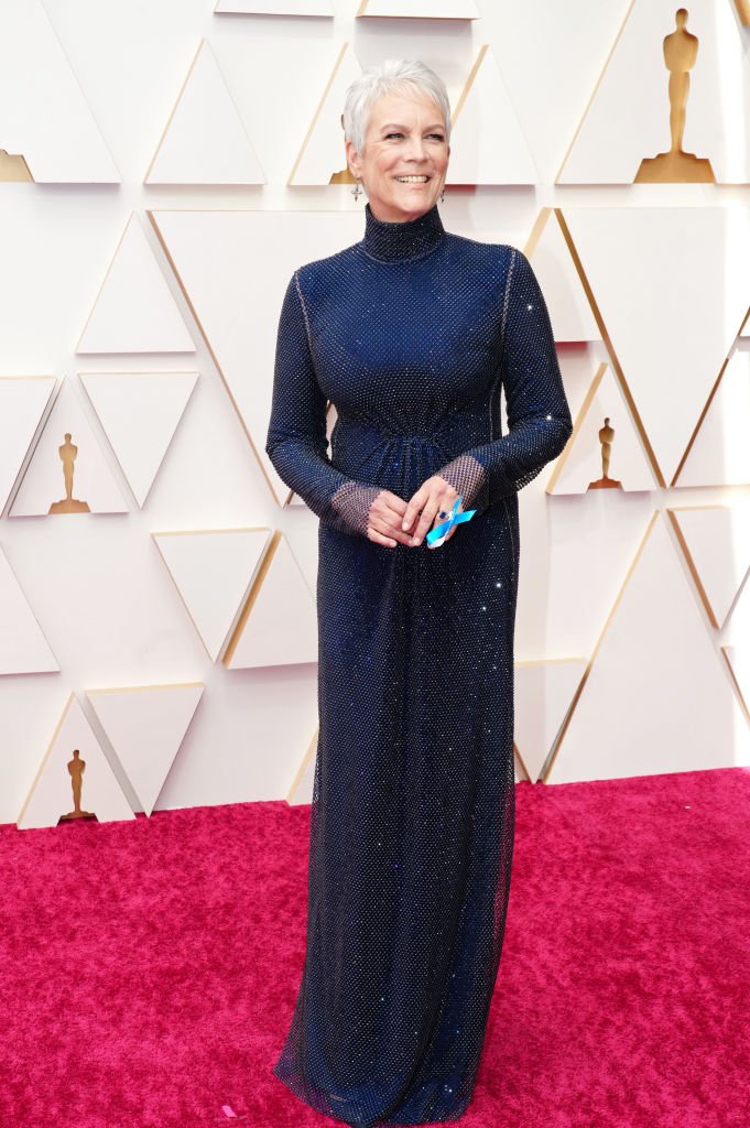 Jamie Lee Curtis attends the 94th Annual Academy Awards at Hollywood and Highland on March 27, 2022 in Hollywood, California.