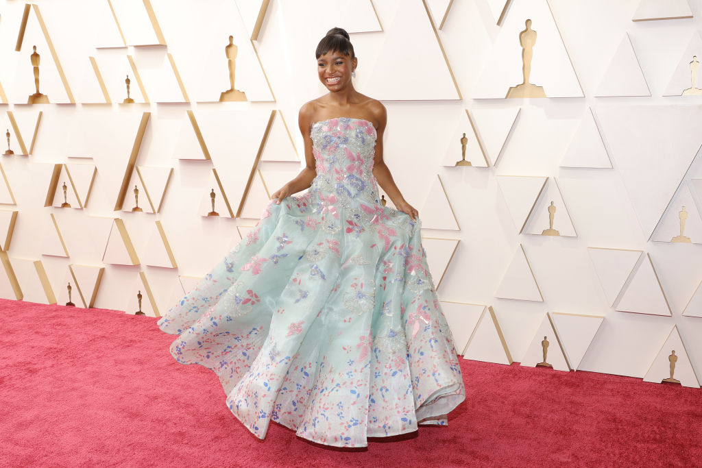 Saniyya Sidney attends the 94th Annual Academy Awards at Hollywood and Highland on March 27, 2022 in Hollywood, California.