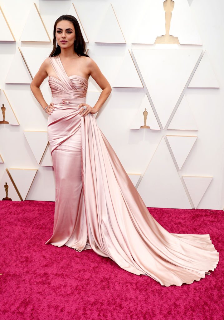 Mila Kunis attends the 94th Annual Academy Awards at Hollywood and Highland on March 27, 2022 in Hollywood, California.