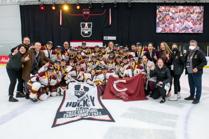Meet Concordia women’s hockey team, crowned national champions for first time in 23 years