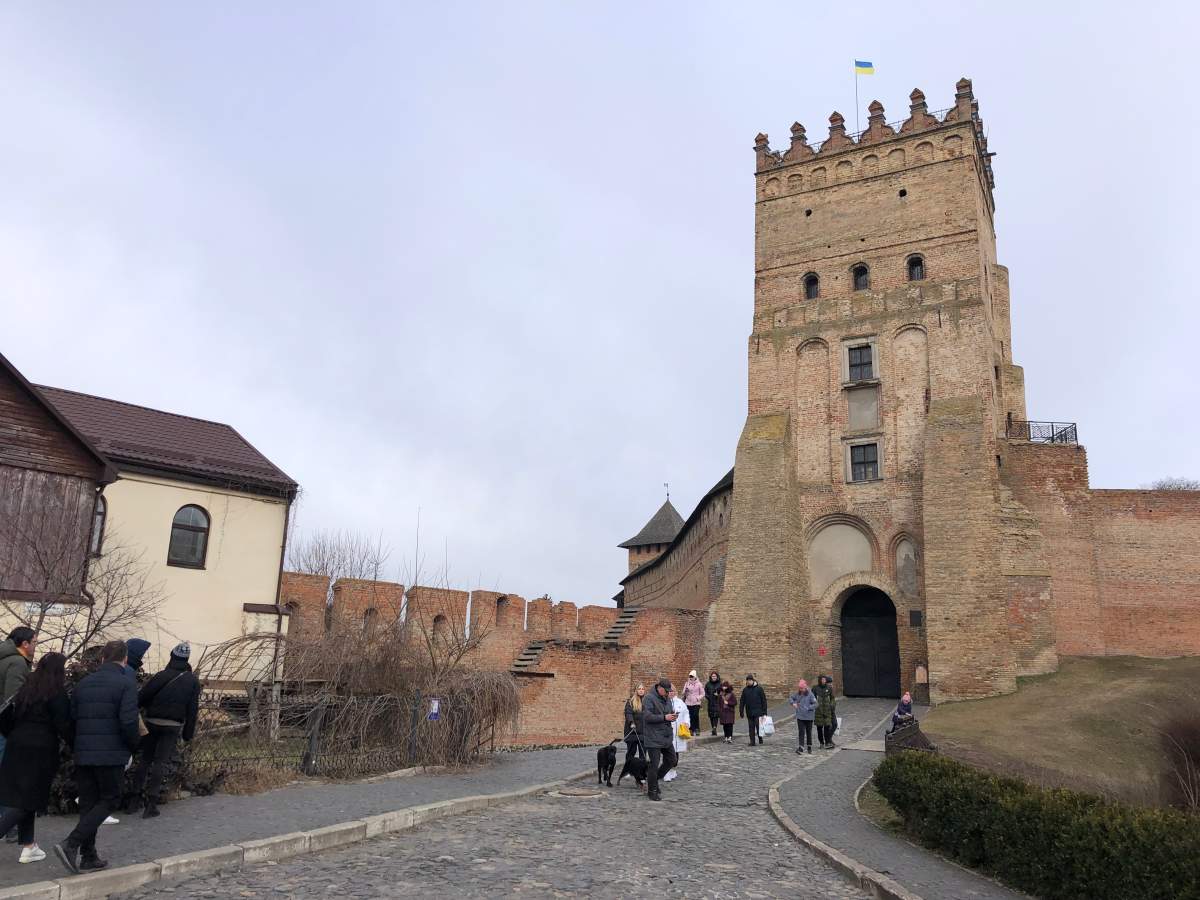 Castle in Lutsk, Ukraine, March 12, 2022.