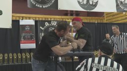 A few fierce competitors battle it out for a first place title at the Lethbridge Arm Wrestling Club Classic. Mar.19.