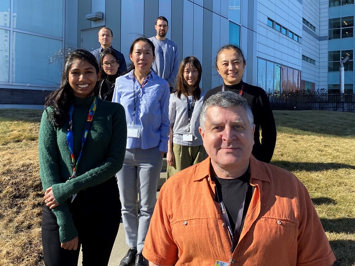 Lebrun and his RI-MUHC award-winning team.