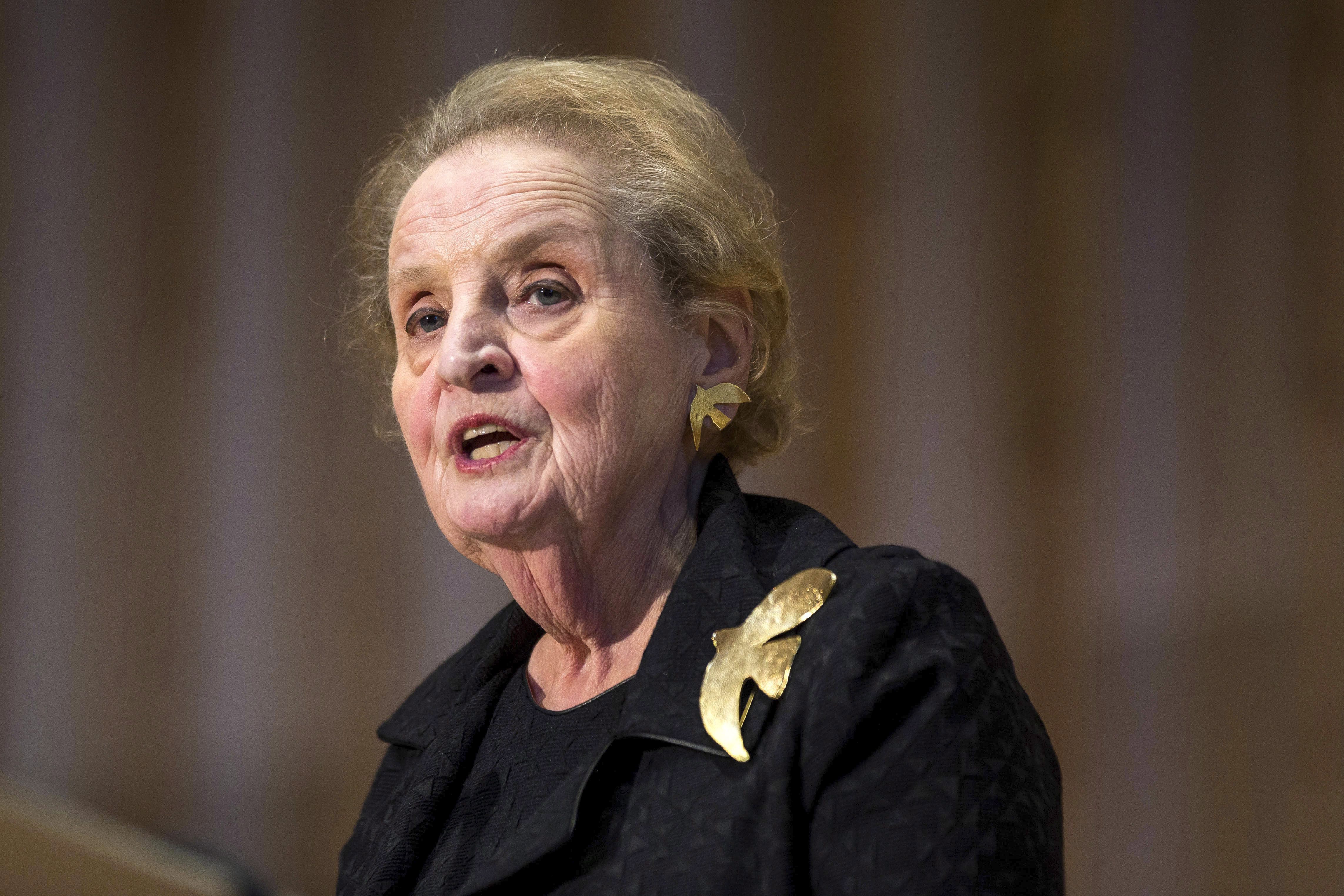 Madeleine Albright, first woman U.S. Secretary of State, passes