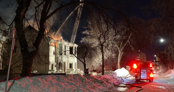 Centennial neighbourhood house gutted by fire