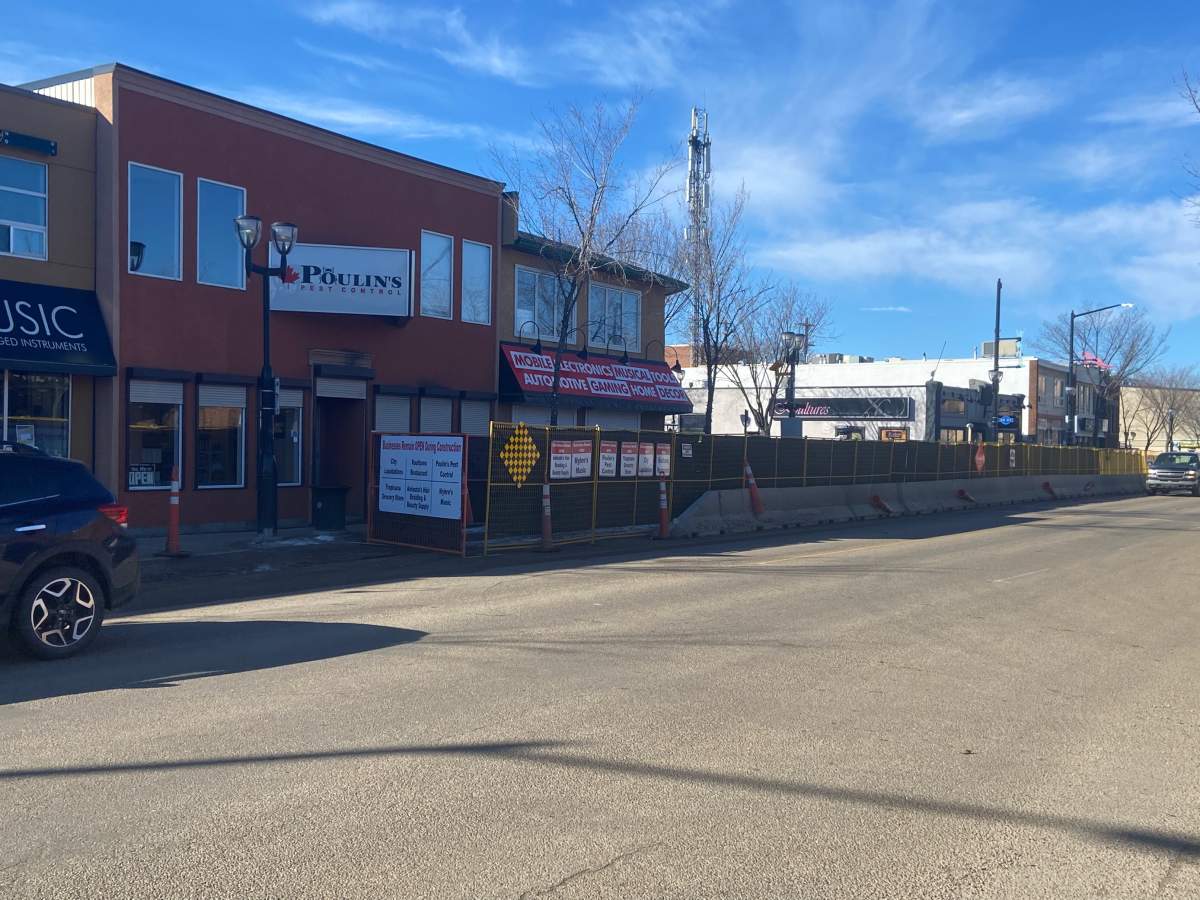 Edmonton businesses along 118 Avenue