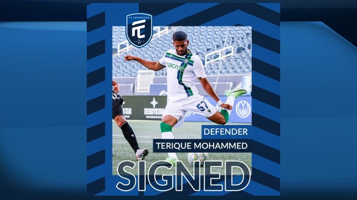 FC Edmonton sign defender Terique Mohammed for 2nd stint with Eddies