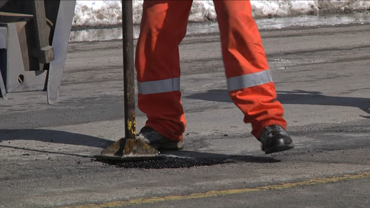Hamilton's acting manager of roadway maintenance says the city has so far patched about 23,000 potholes as of the beginning of 2022.