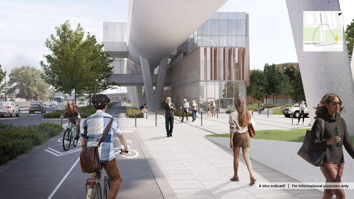 Artist rendition of proposed REM de L’Est project.