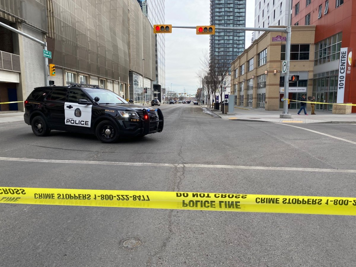 Calgary police laid first-degree murder charges in the stabbing death of a woman downtown Mar. 18, 2022.