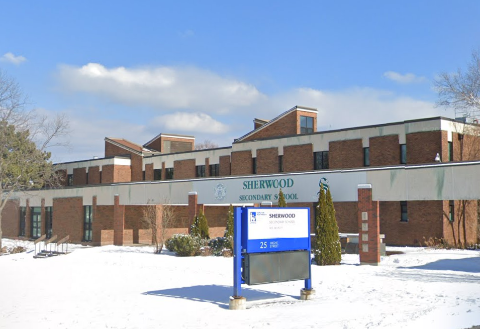Sherwood Secondary School on Hamilton's east mountain