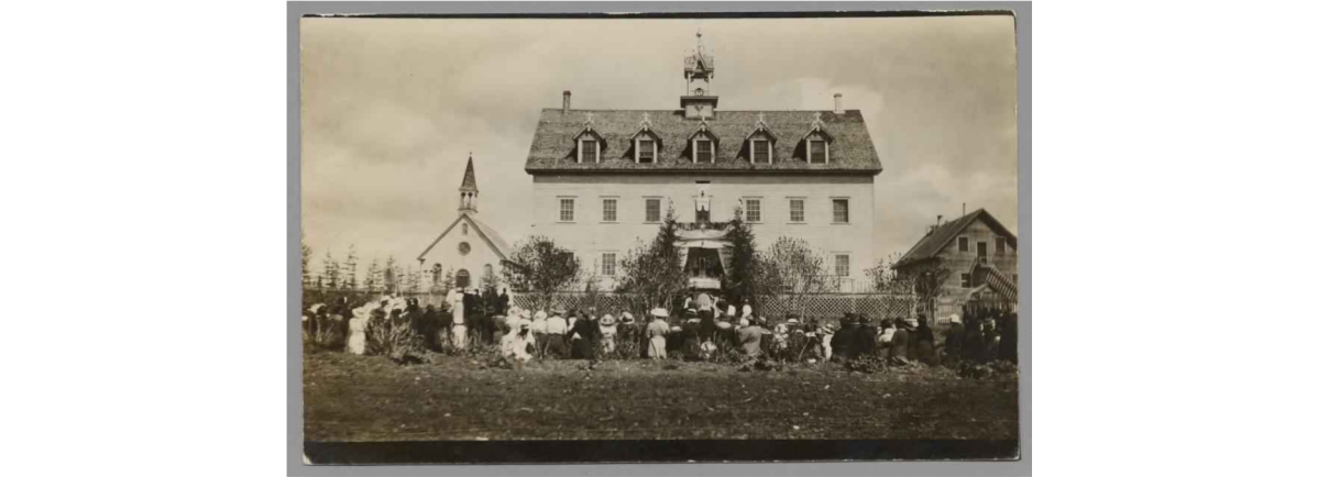 Anomolies consistent with unmarked graves were found during a six-day search at the former St. Bernard’s Indian Residential School, the Kapawe’no First Nation announced March 1, 2022.