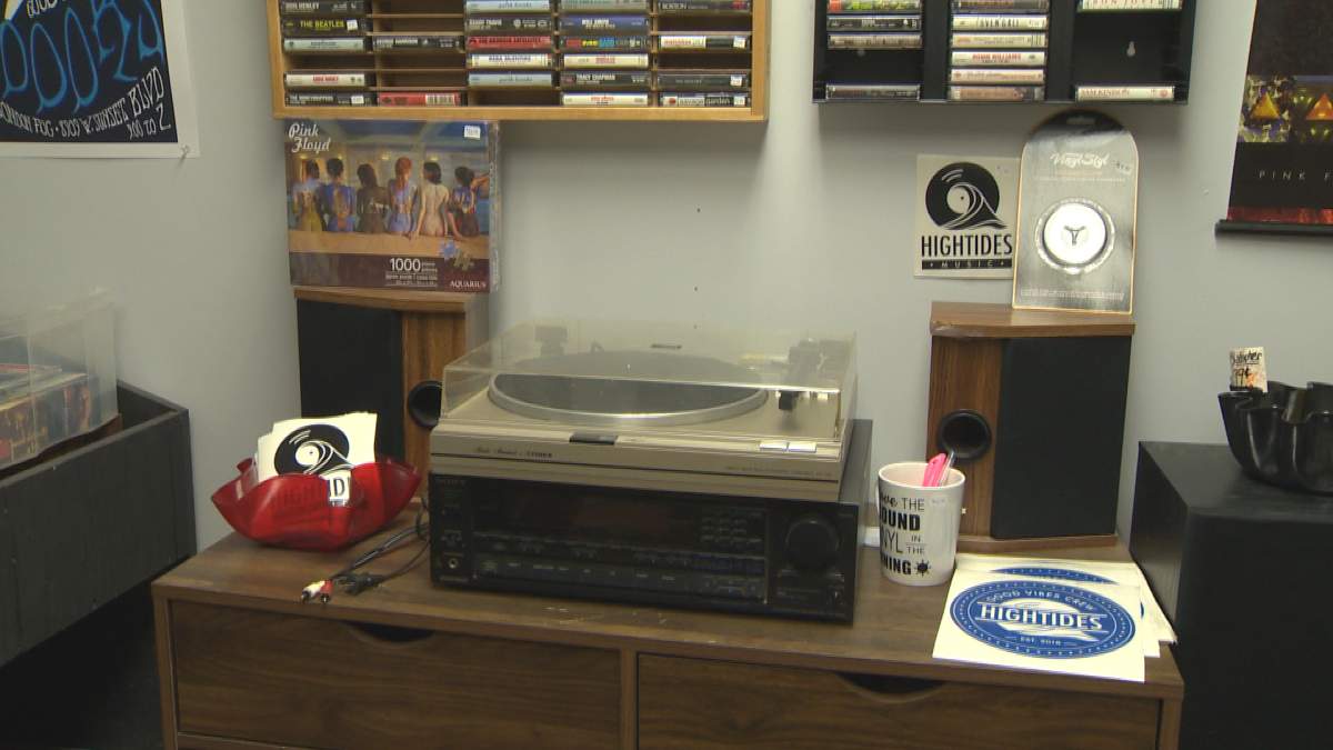 Because there's no music store in Calais, Maine, Jackson says Mainers would often come to Canada to shop.