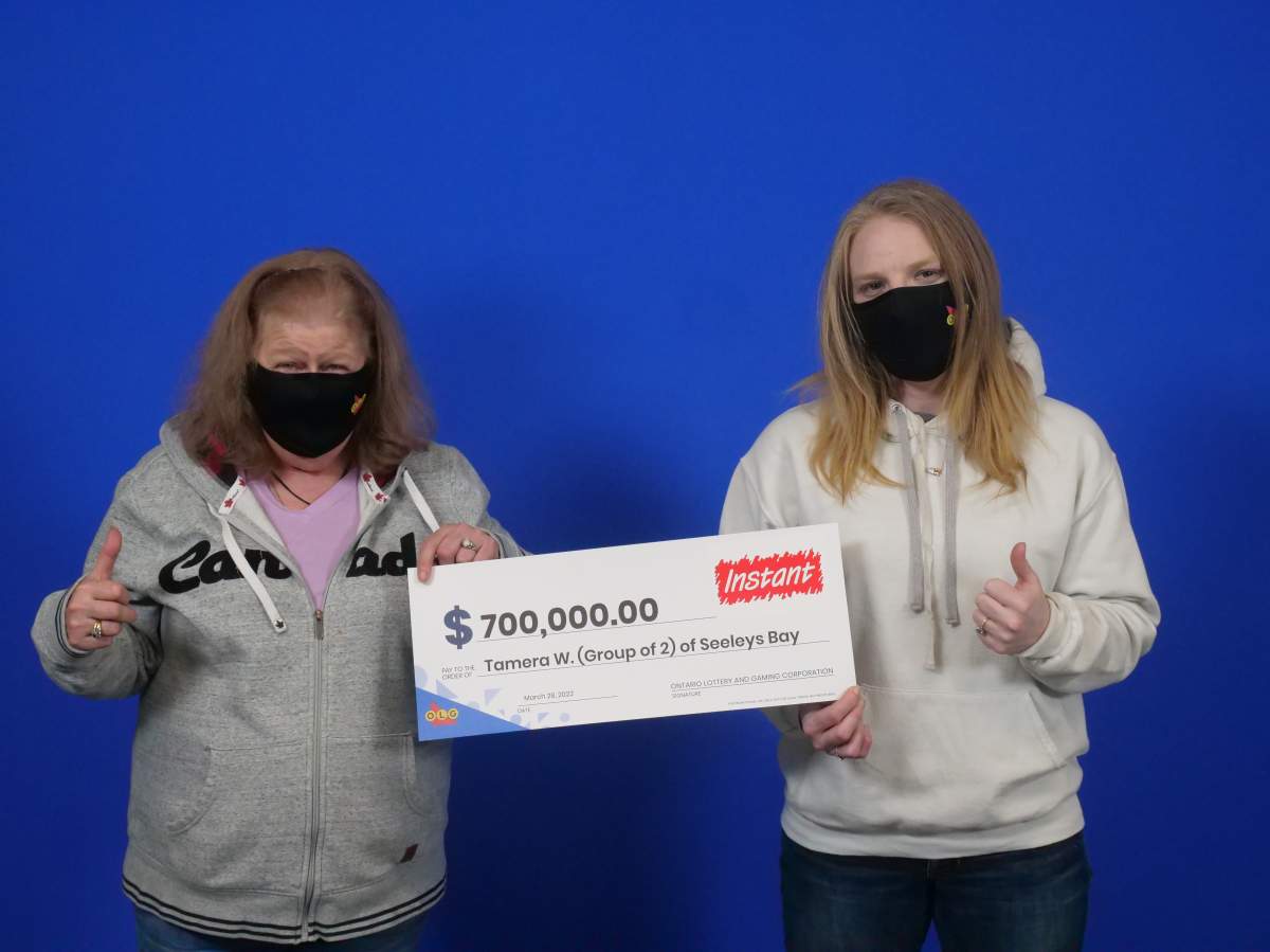 A pair of Seeley's Bay residents won a $700,000 OLG prize.