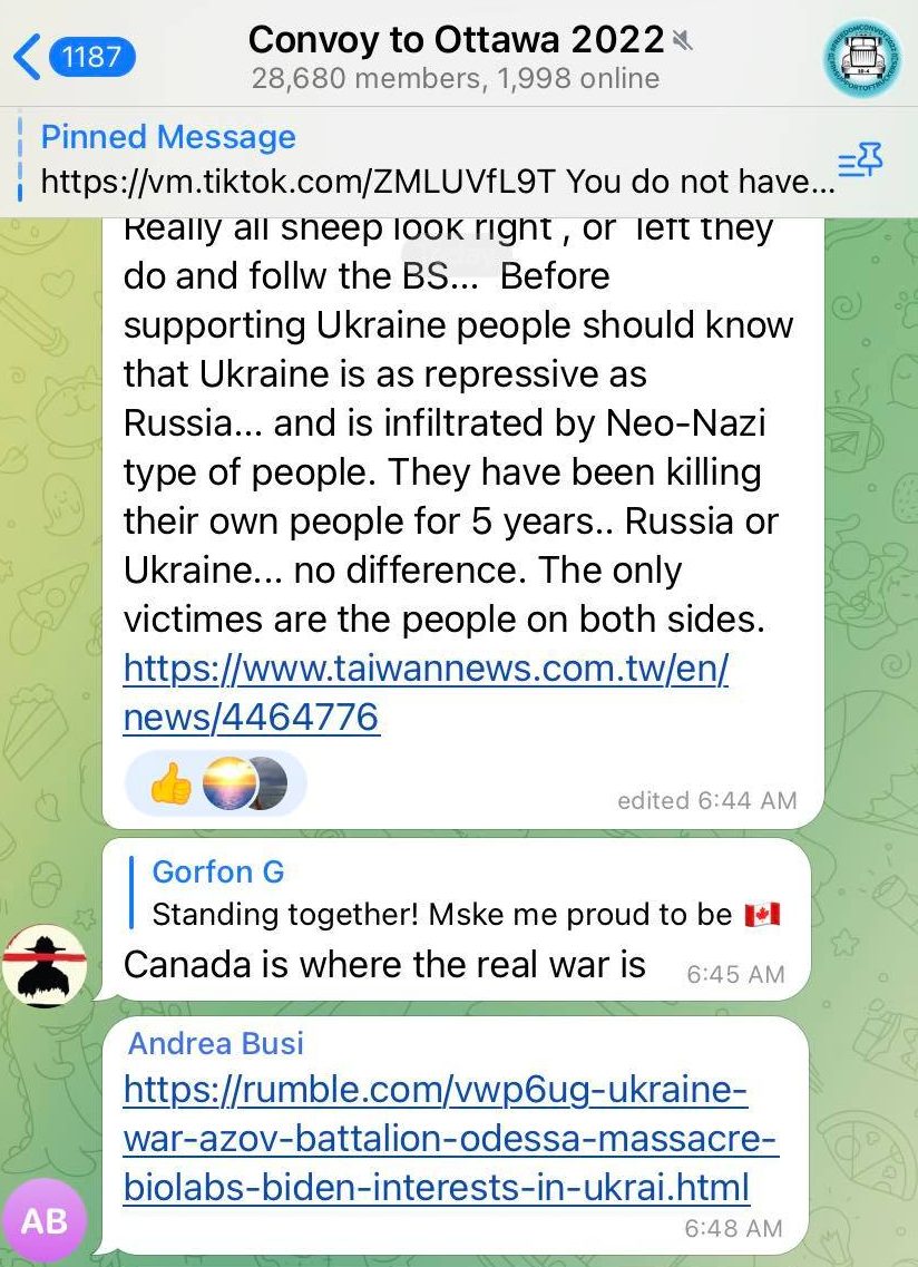 ‘Freedom convoy’ forums find new focus: disinformation about Russia-Ukraine war - image