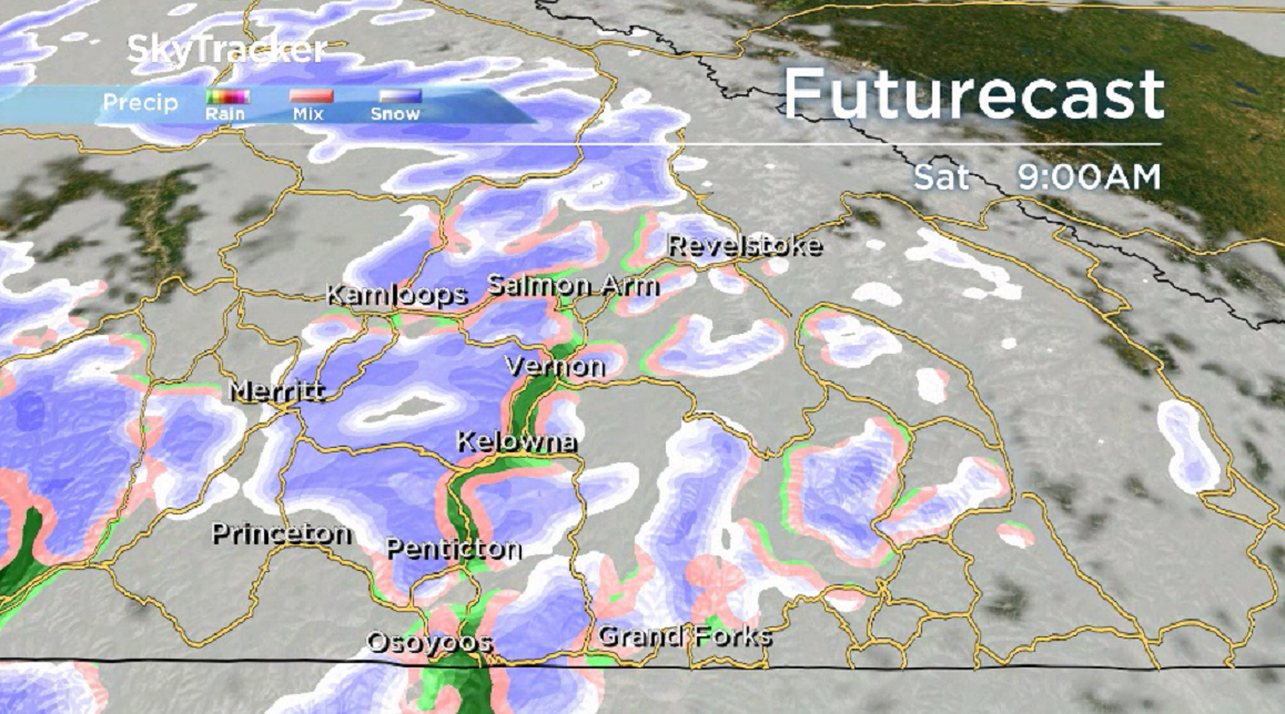 The risk of rain ramps back up on Saturday.