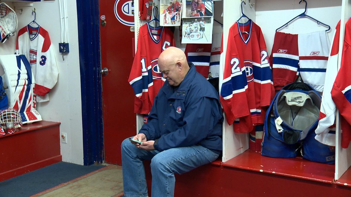 The western Canada Montreal Canadiens fan club hockey team is looking to help out a couple who had their home robbed while looking for their lost dog. Team president of the team Jim Taman in the photo above.