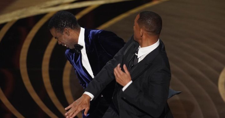 Will Smith banni des Oscars pendant 10 ans après la gifle de Chris Rock – National