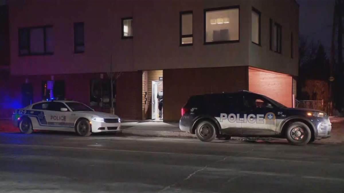 An armed assault in Ahuntsic sends one man to hospital. Thursday, March 17, 2022.
