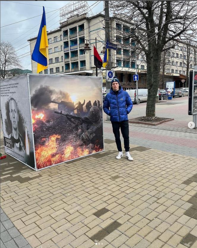 Winnipeg’s Svyatik Artemenko in Ukraine.