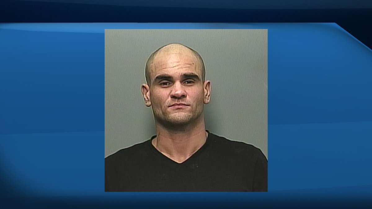 An undated photo of 38-year-old Ryan Cameron Bain, who is wanted by Okotoks RCMP.