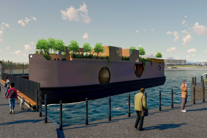 Year-round floating spa barge proposed for Victoria’s inner harbour