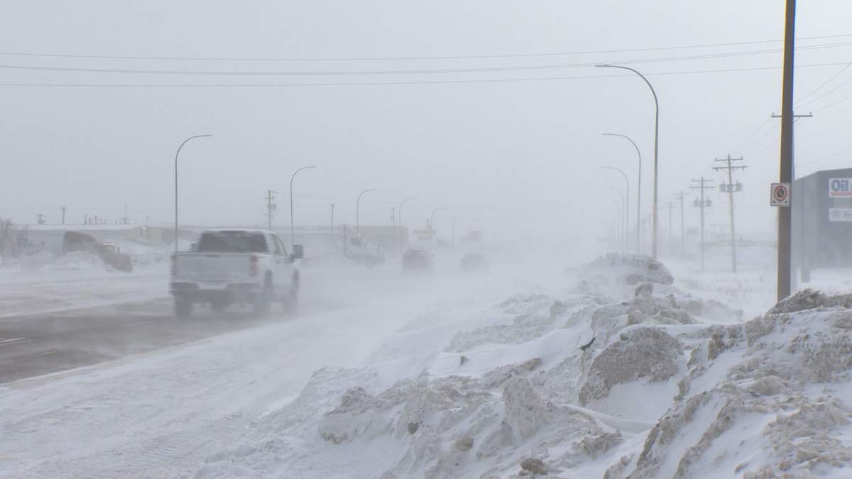 Blowing snow shuts down Manitoba highways - image