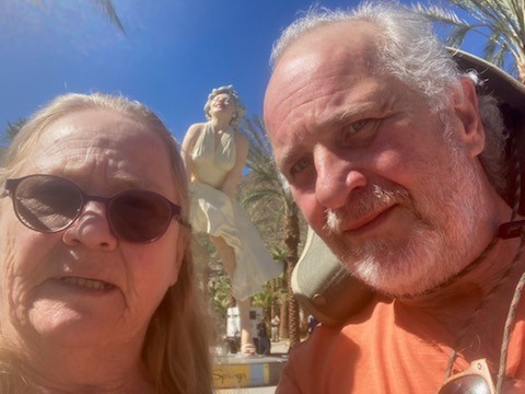 Debi and Mark Ellement on vacation in Arizona.