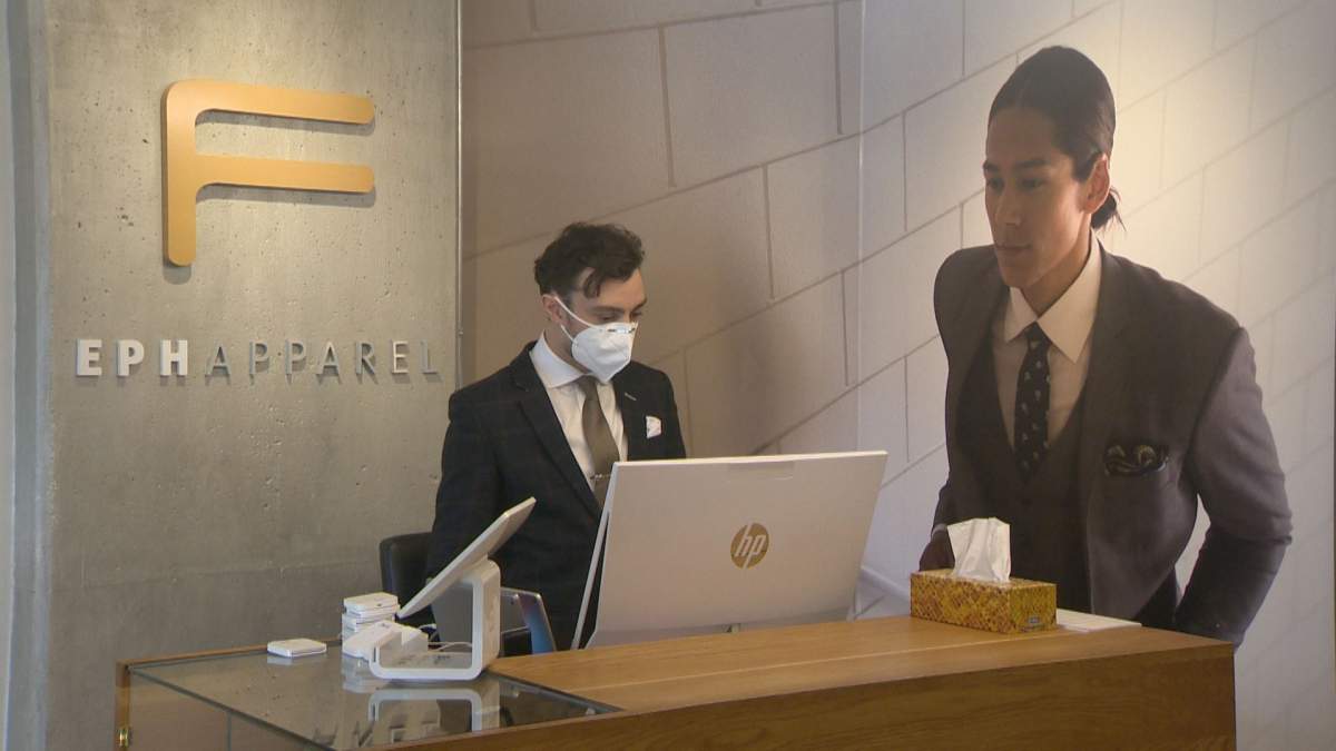 Eph Apparel co-owner and director of sales Alex Ethans says they’re mostly seeing event-based business picking up again.