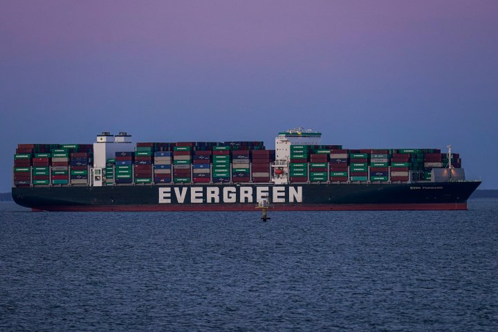 Ever Forward, ‘cousin’ ship to Ever Given, runs aground off U.S. coast