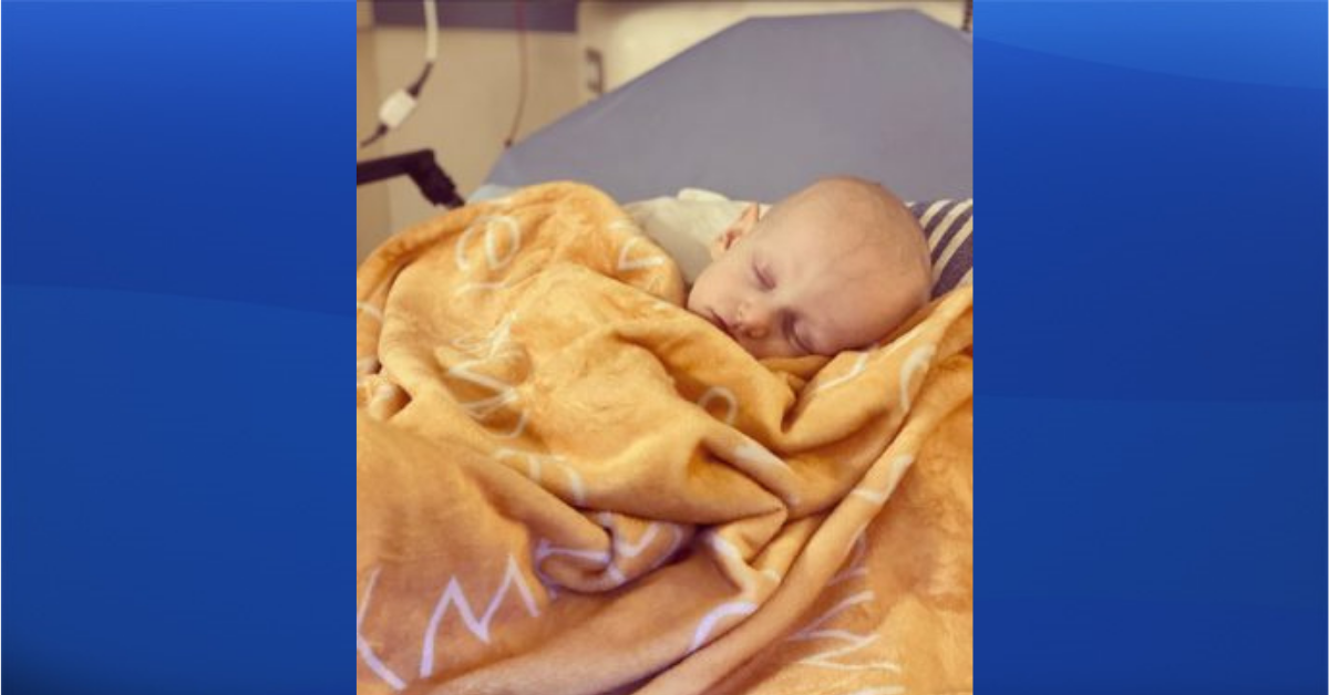 Three-year-old Sawyer Velting was diagnosed with cancer for a second time.