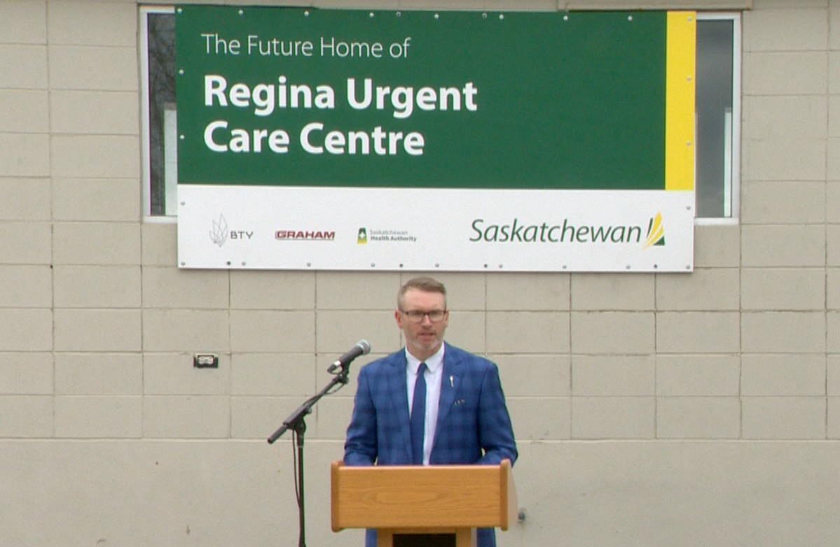 The new urgent care centre in Regina is expected to be done construction in late 2023. The facility will be an alternative to non-emergency care needs.