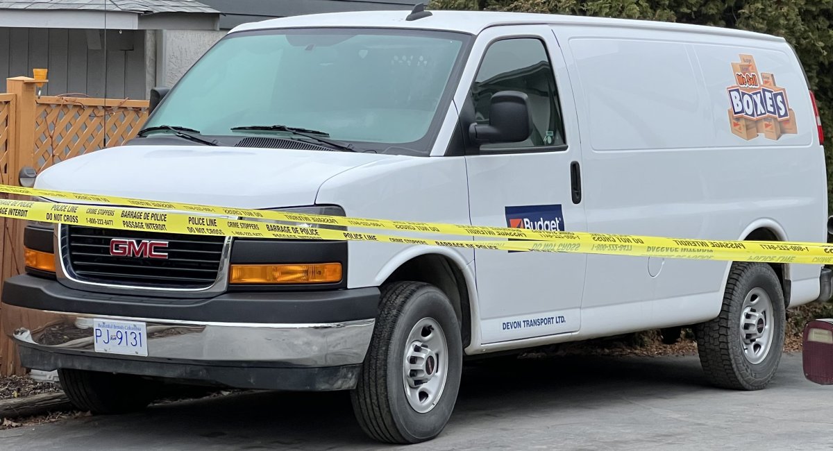 Police are trying to build a timeline on the travel of a white 2020 GMC rental van linked to the death. 