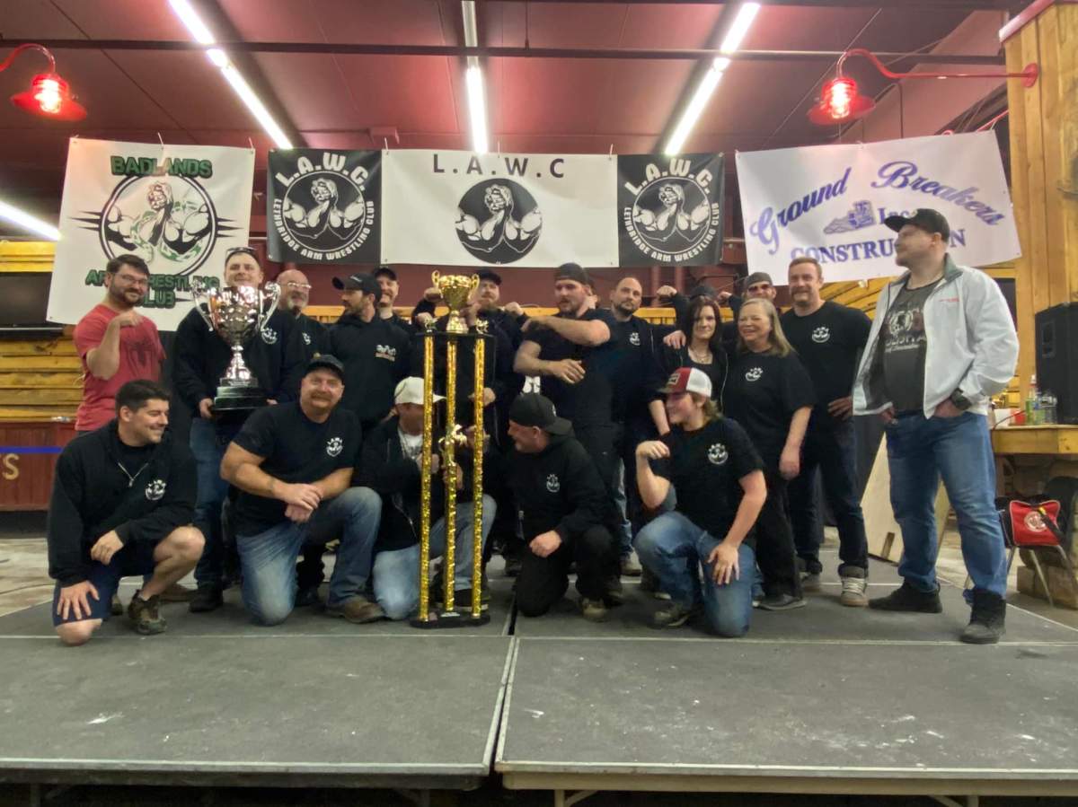 The Lethbridge Arm Wrestling Club came out on top at their second annual arm wrestling classic on Saturday. Mar. 19.