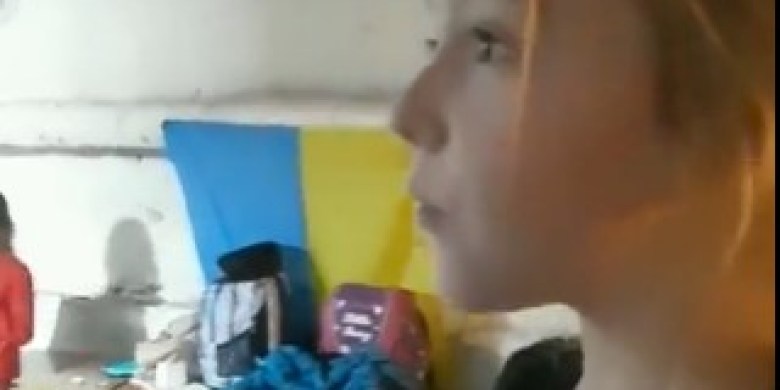 Ukrainian girl lifts hearts singing 'Let It Go' in underground bunker