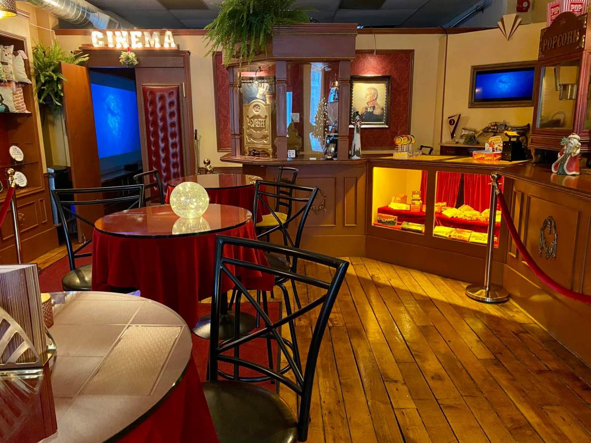 The main lobby of The Little Prince Micro-Cinema and Lounge.