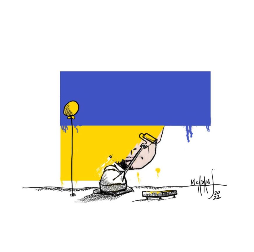 Sunny Bean sketch by artist Paul McAdams