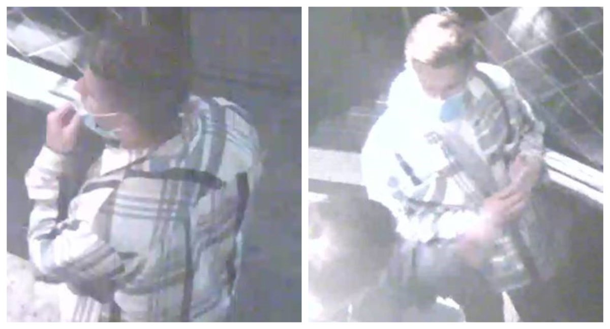 Calgary police released photos of a man who may have information about a sex assault that happened in Oct. 2021.