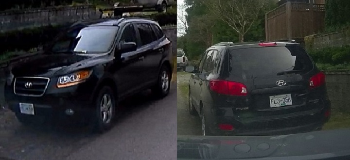 Police are looking for this vehicle in relation to the shooting in Coquitlam on Friday.