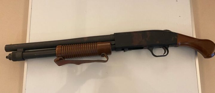 The other shotgun allegedly recovered.