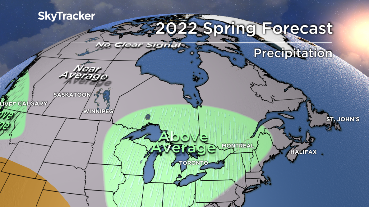 Ontario spring forecast Above normal rainfall with big swings in