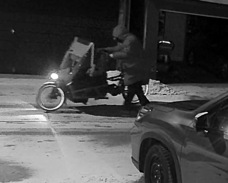 Police are seeking to identify a suspect after electric bicycles were stolen from a garage in Toronto.