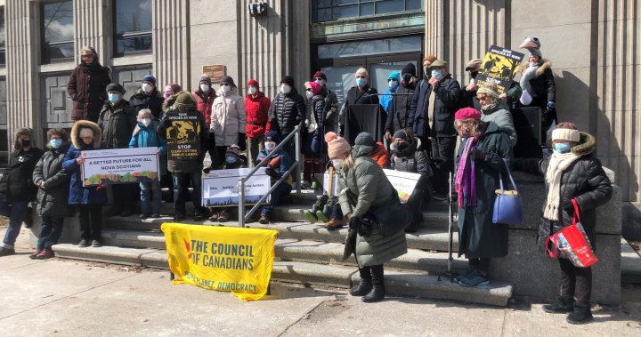 Rally held in Halifax calls on federal government to introduce Just Transition Act