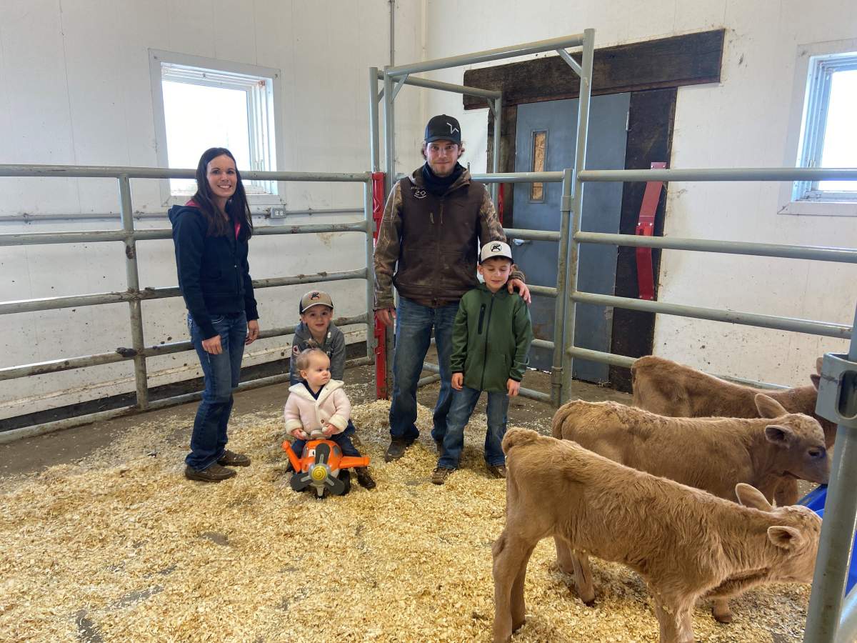 Triplet calves born in southern Alberta