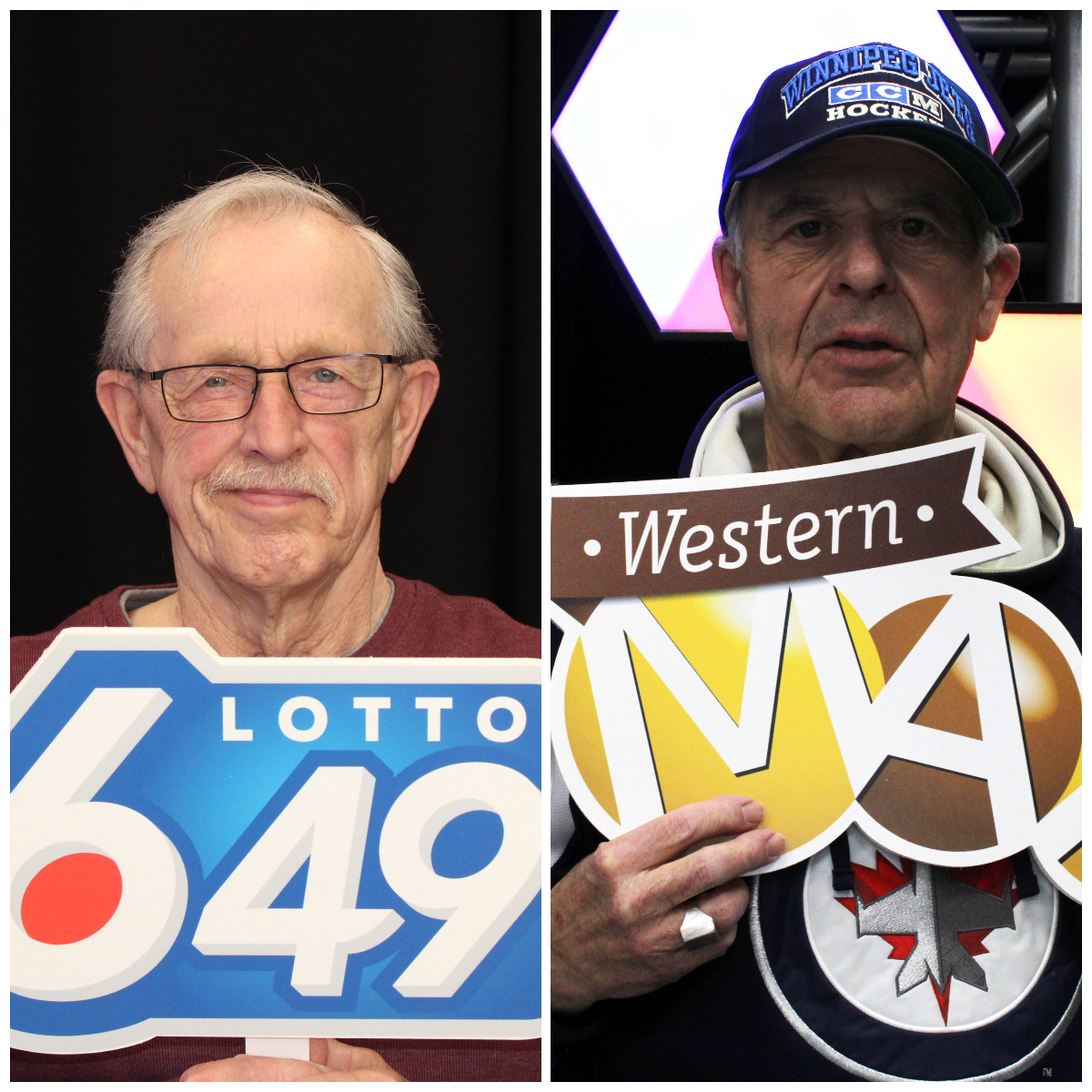 Jim Konowalchuk (left) and Conrad Hykawy (right) .