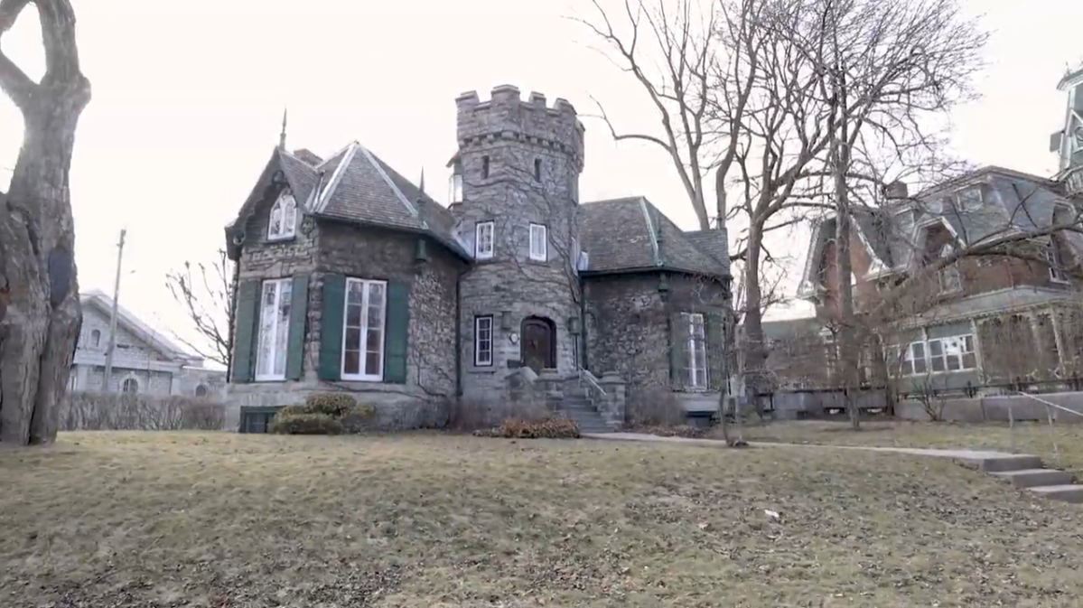 Kingston's only castle has been listed for 2.8 million dollars.