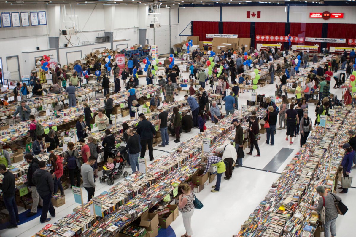 Calgary Reads Big Book Sale.
