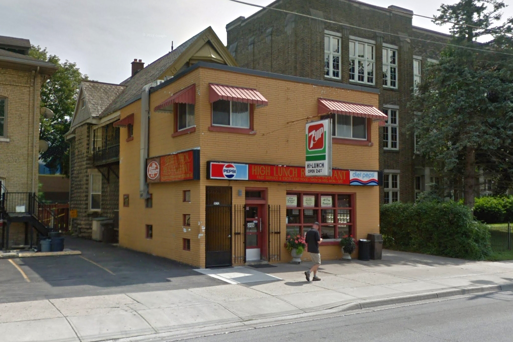 High Lunch Restaurant on Dundas Street.