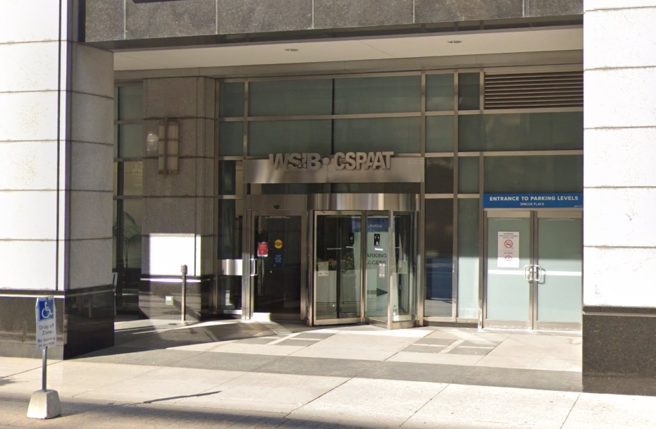 The entrance to WSIB's offices at 200 Front St. in Toronto.